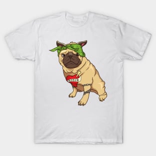 Gangsta Pug T-Shirt